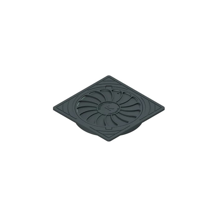 Люк квадратный тип Т (С150)-8.1-60 (80х80) с бетонным основанием