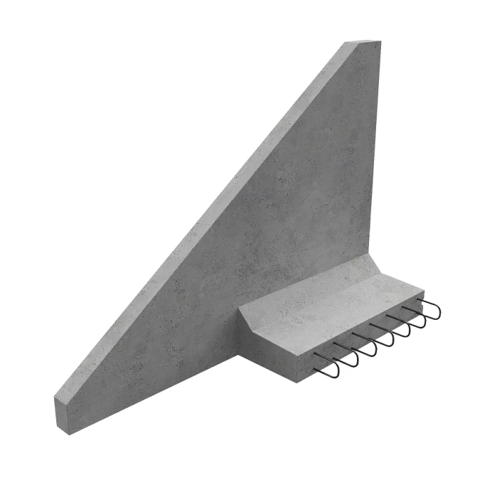 Г-образная конструкция железобетонная НГ 15 а