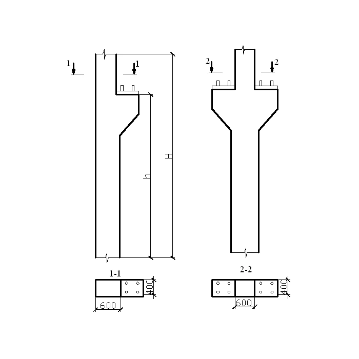 Колонна железобетонная 10к 120-33